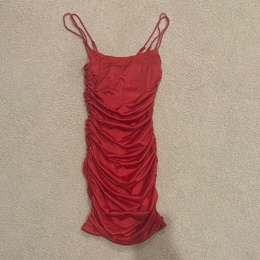 Lucy In the Sky Red Mini Dress